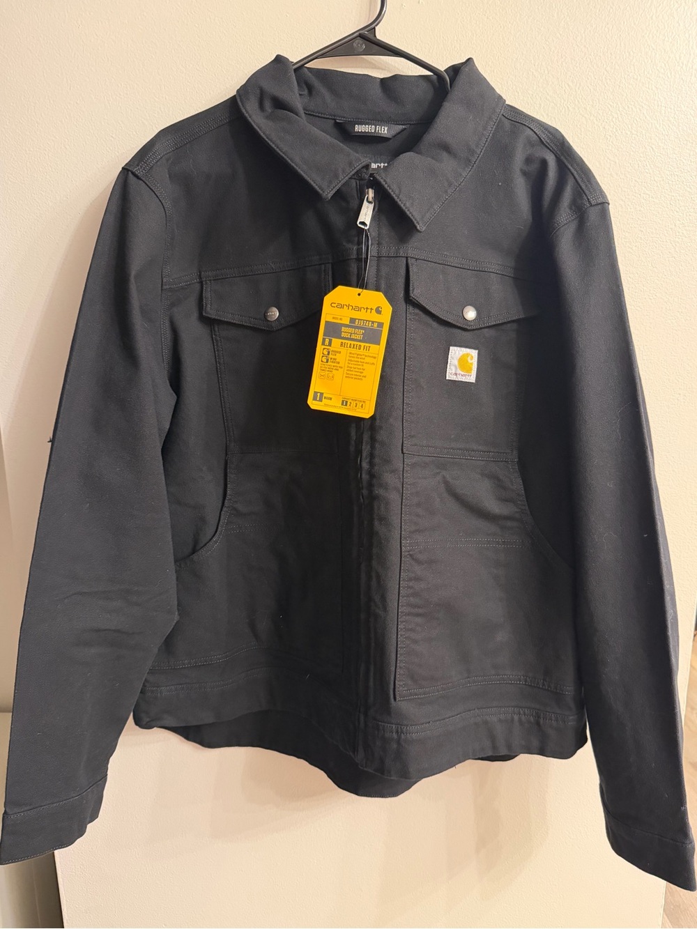 Carhartt Rugged Flex Duck Jacket Black XL New